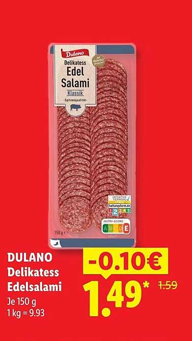 DULANO Delikatesse Edelsalami