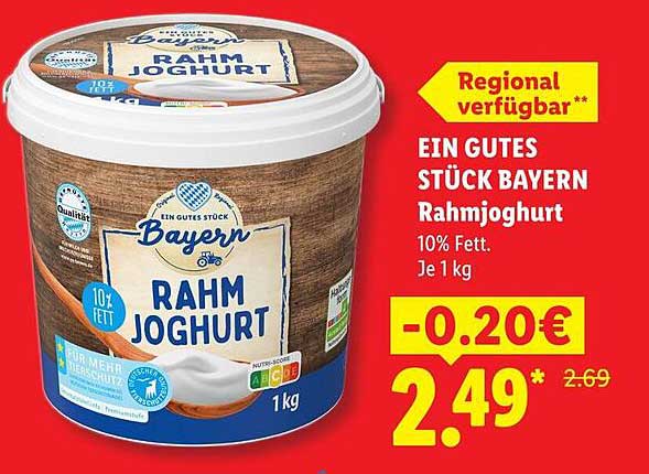 EIN GUTES STÜCK BAYERN Rahmjoghurt