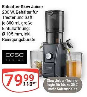 Entsafter Slow Juicer
