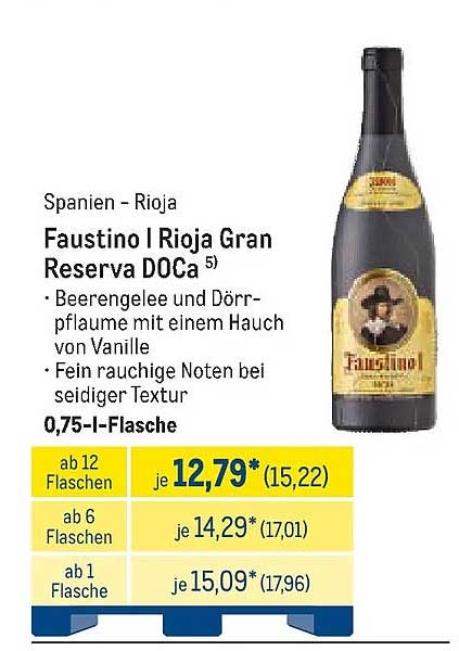 Faustino I Rioja Gran Reserva DOCa