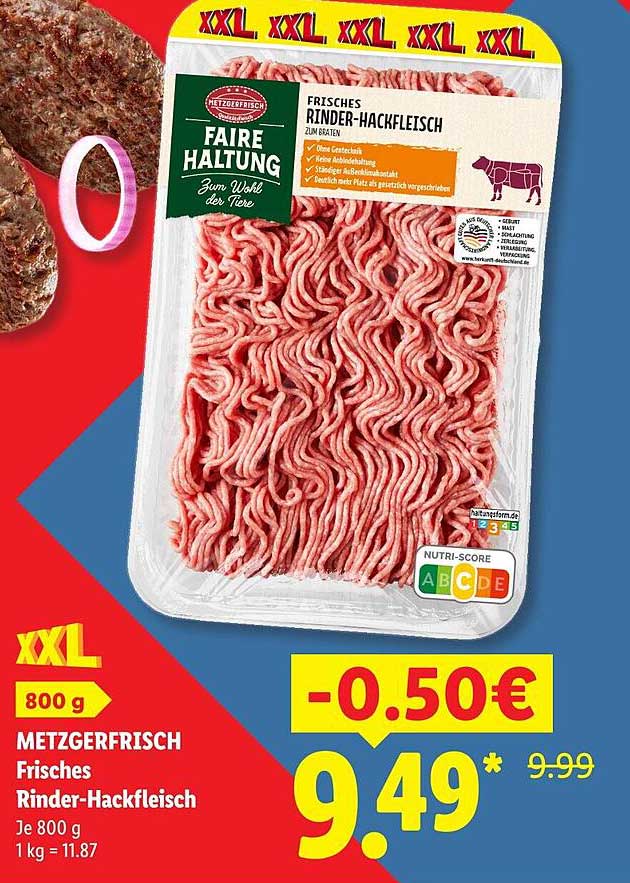 Frisches Rinder-Hackfleisch