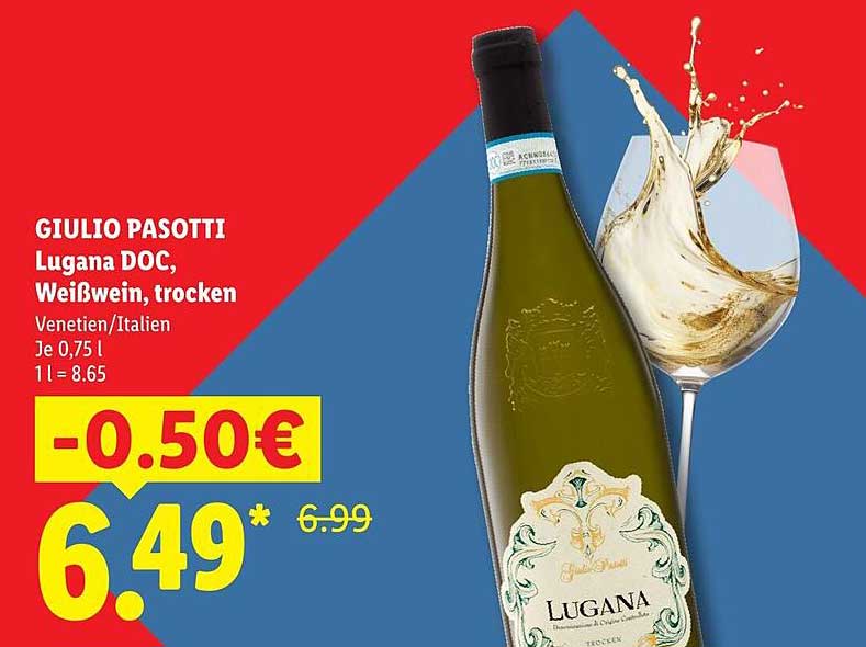 GIULIO PASOTTI Lugana DOC, Weißwein, trocken