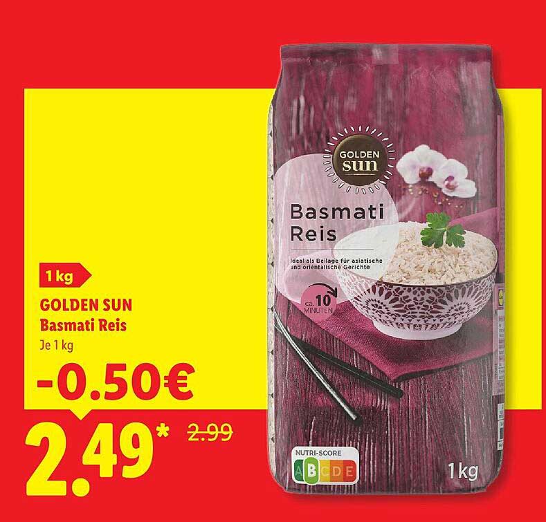 GOLDEN SUN Basmati Reis