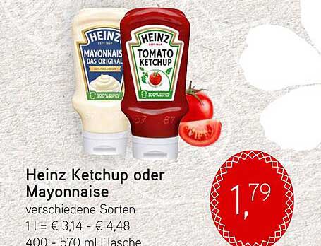 Heinz Ketchup oder Mayonnaise