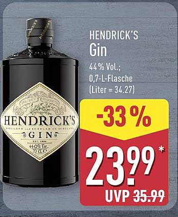 HENDRICK'S Gin