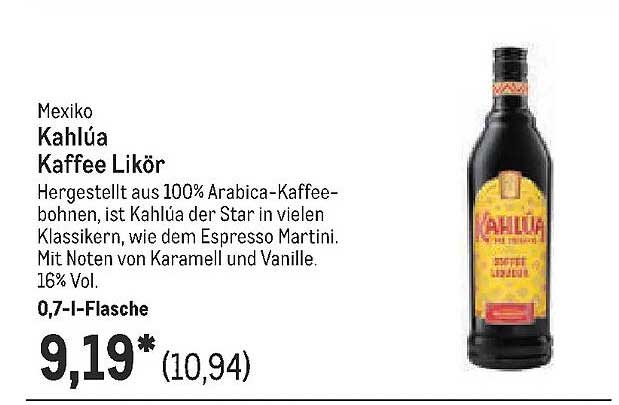Kahlúa Kaffee Likör