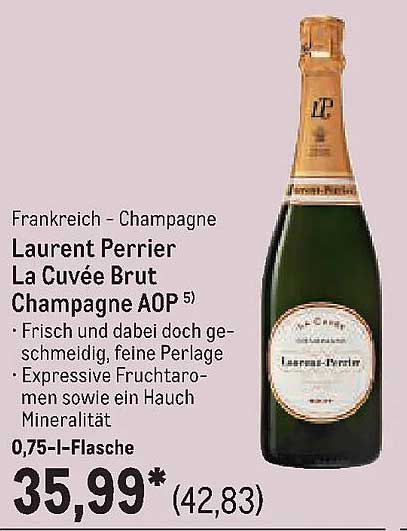 Laurent Perrier La Cuvée Brut Champagne AOP