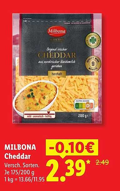 MILBONA Cheddar