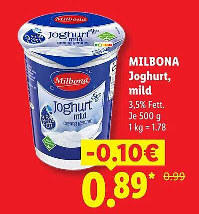 MILBONA Joghurt, mild