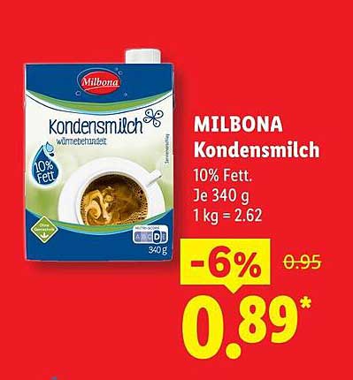 MILBONA Kondensmilch