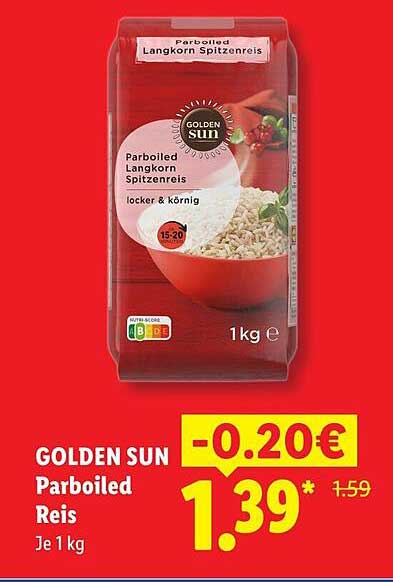 Parboiled Langkorn Spitzenreis