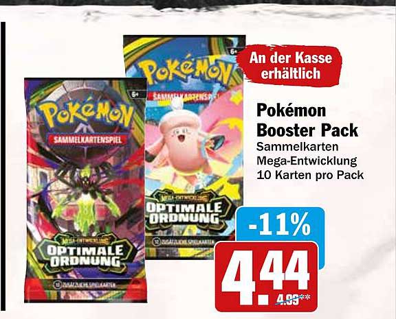 Pokémon Booster Pack Sammelkarten Mega-Entwicklung 10 Karten pro Pack