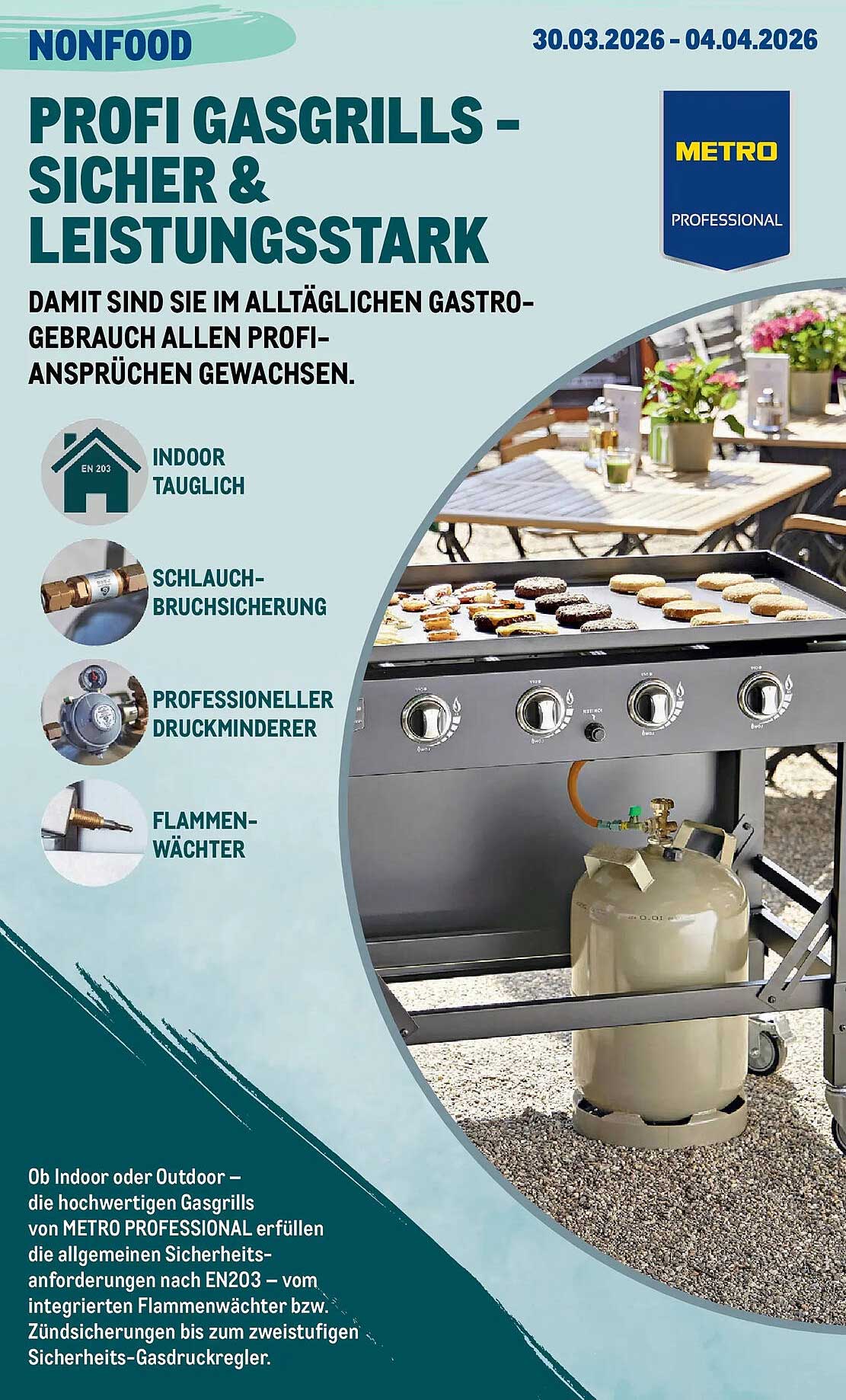 Profi Gasgrills - Sicher & Leistungsstark Angebot bei METRO ...