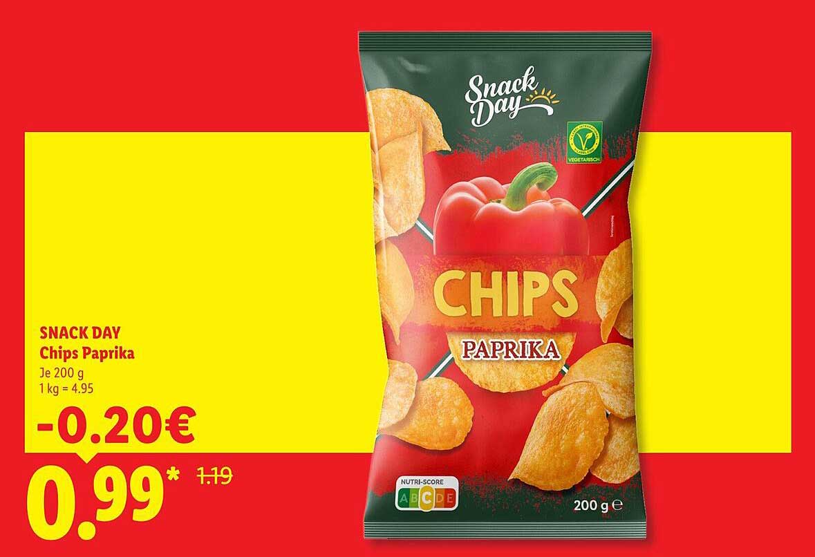 SNACK DAY Chips Paprika