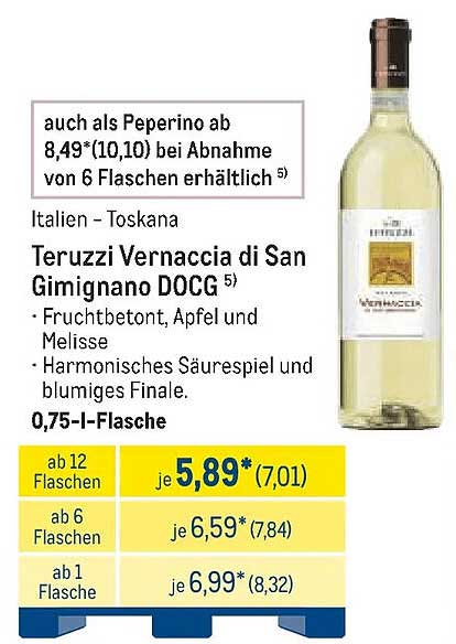 Teruzzi Vernaccia di San Gimignano DOCG