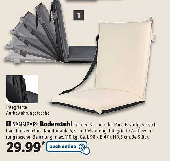 1 SANSIBAR® Bodenstuhl