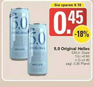 5,0 Original Helles