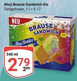 Ahoj-Brause Sandwich-Eis, 540 ml