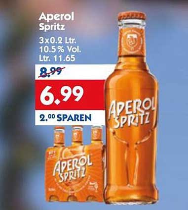 Aperol Spritz 3x0,2 L 10,5% Vol.