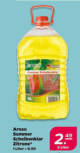 Aroso Sommer Scheibenklar Zitrone 5L