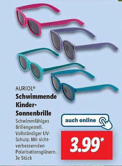 Auriol Schwimmende Kinder-Sonnenbrille