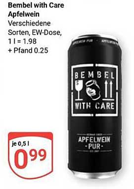 Bembel with Care Apfelwein - Verschiedene Sorten, EW-Dose