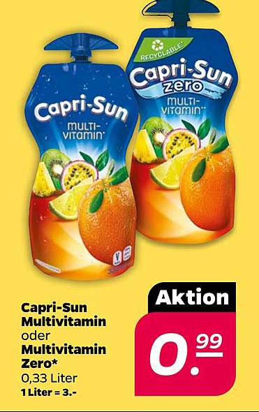 Capri-Sun Multivitamin oder Multivitamin Zero