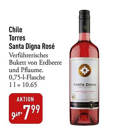 Chile Torres Santa Digna Rosé