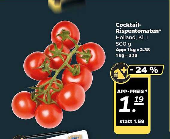 Cocktail-Rispentomaten 500 g - Jetzt im NETTO-Prospekt