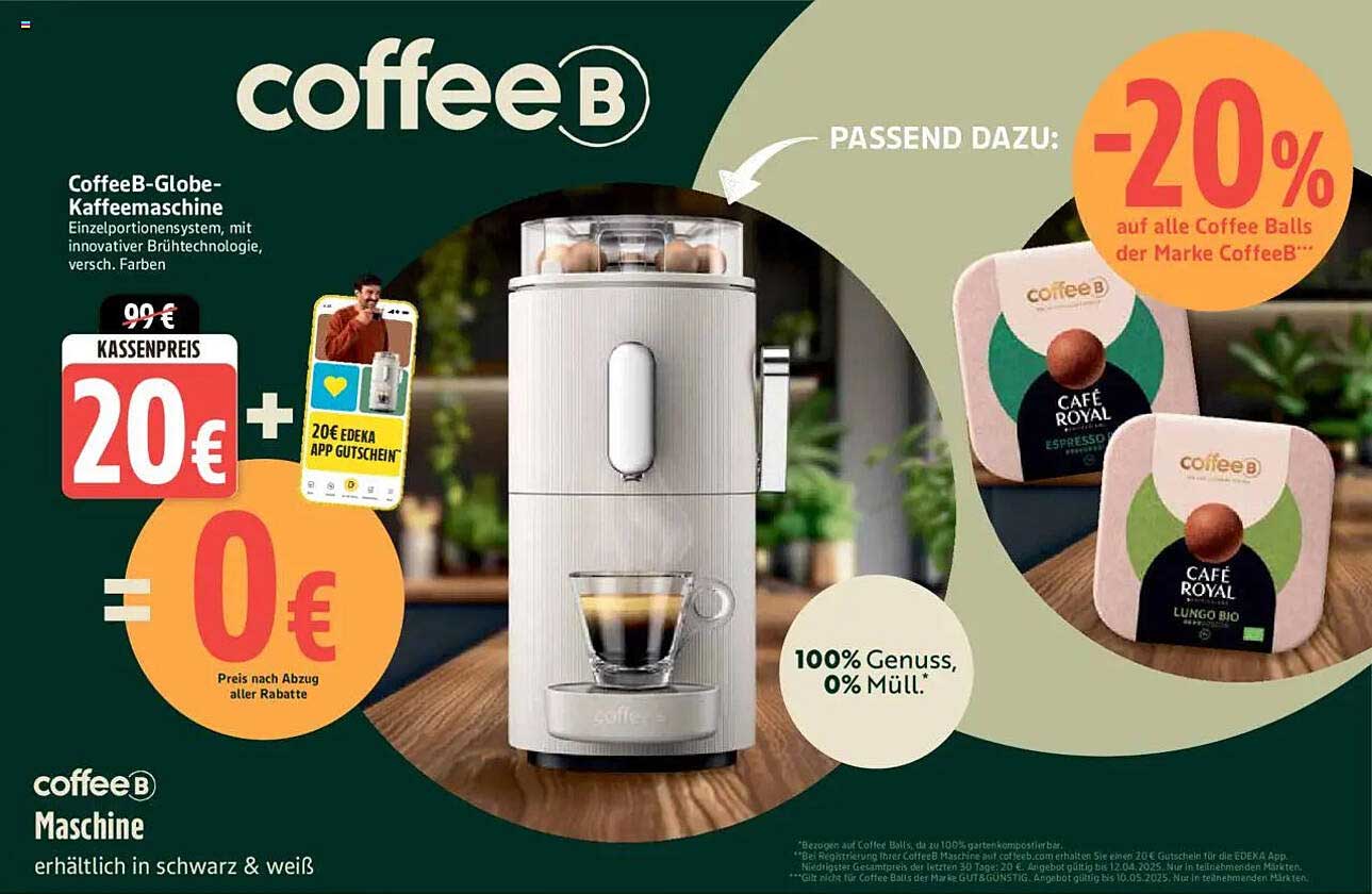 CoffeeB-Globe-Kaffeemaschine