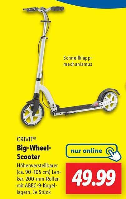 CRIVIT® Big-Wheel-Scooter