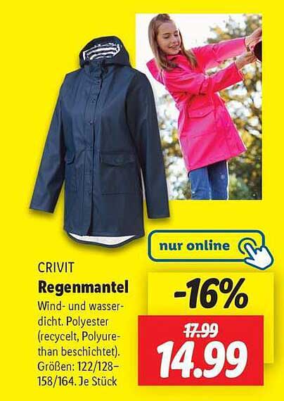 CRIVIT Regenmantel