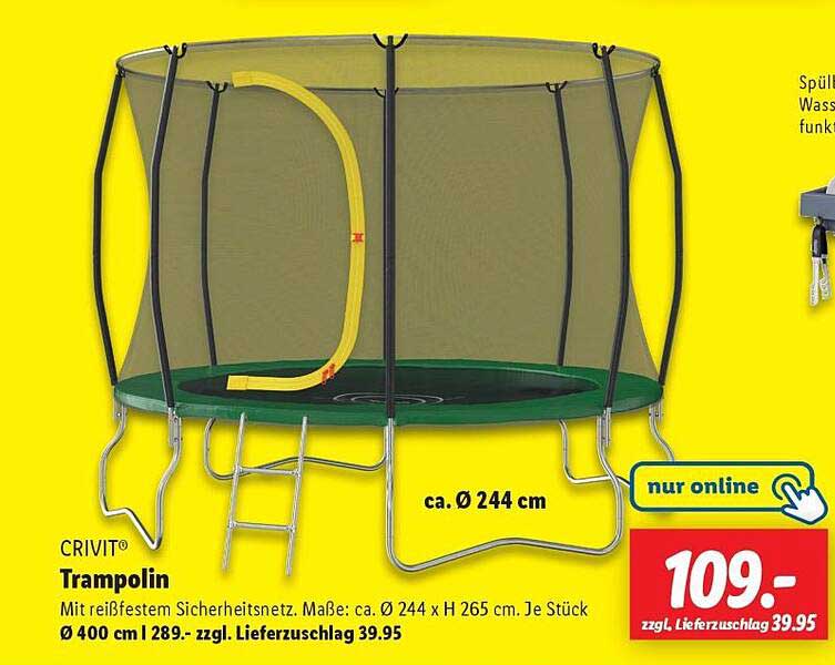CRIVIT® Trampolin – Spaß für die ganze Familie