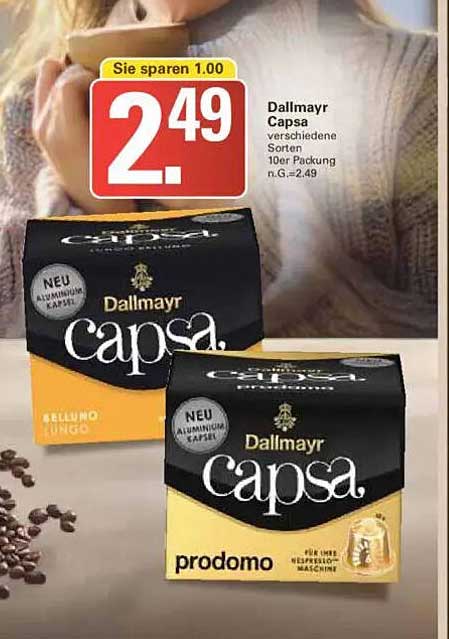 Dallmayr Capsa verschiedene Sorten 10er Packung