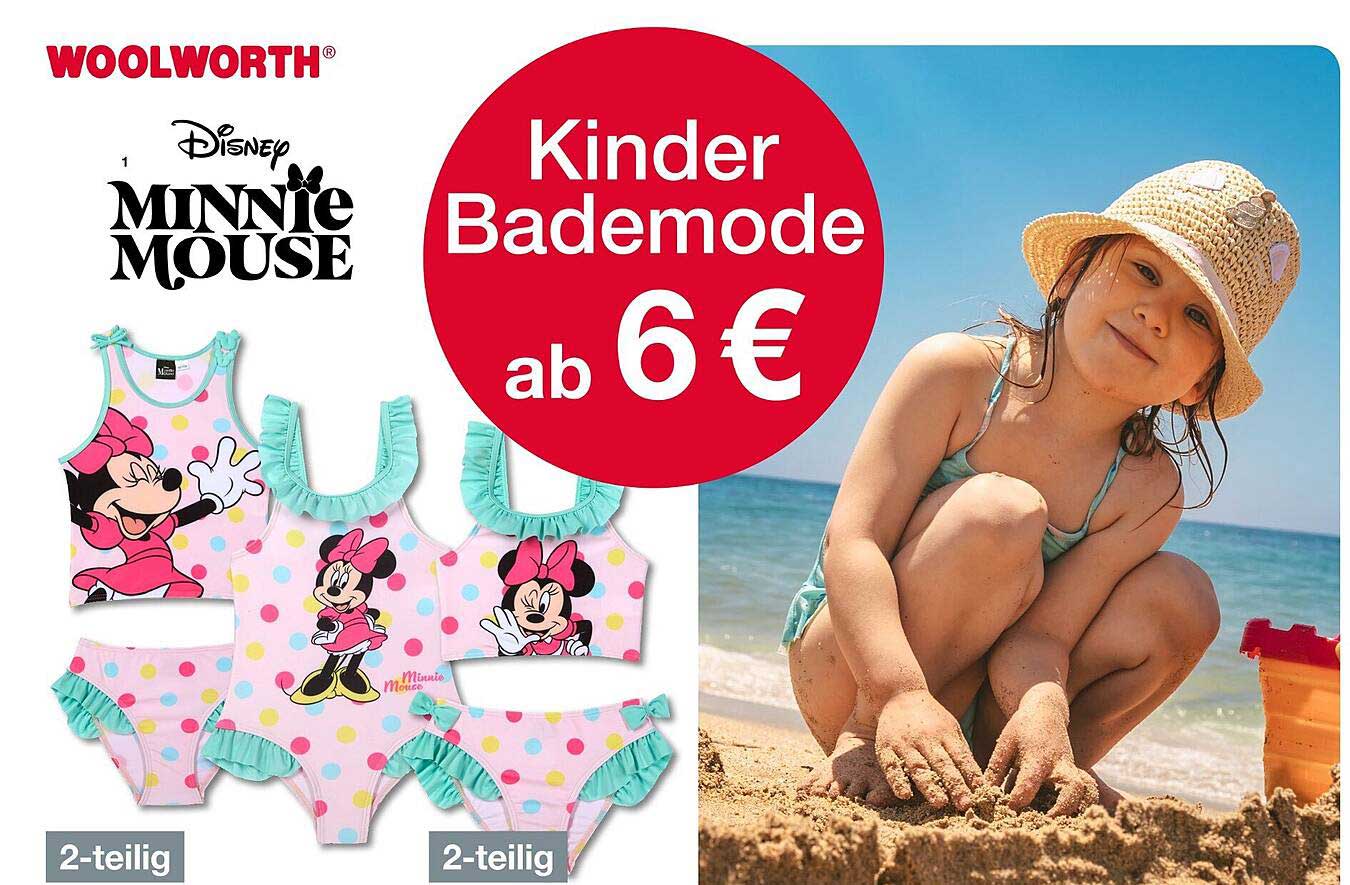 Disney Minnie Mouse Kinder Bademode 2-teilig ab 6 €