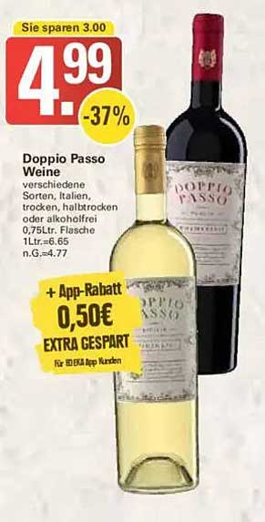Doppio Passo Weine - Verschiedene Sorten, Italien