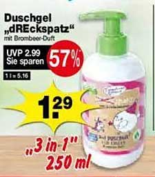Duschgel "dREckspatz" mit Brombeer-Duft