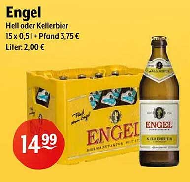 Engel Hell oder Kellerbier – 15 x 0,5 l