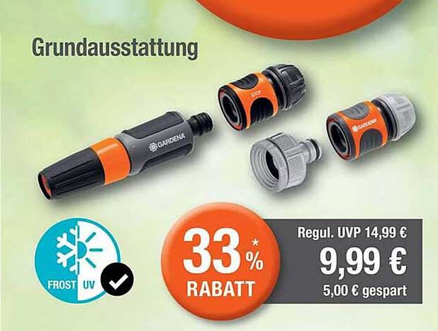 GARDENA Grundausstattung für eine perfekte Gartenbewässerung