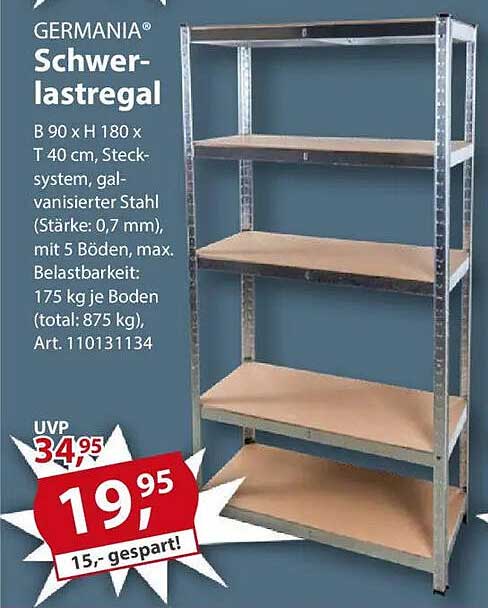GERMANIA® Schwerlastregal