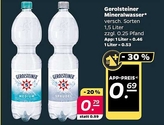 Gerolsteiner Mineralwasser 1,5 Liter - Verschiedene Sorten