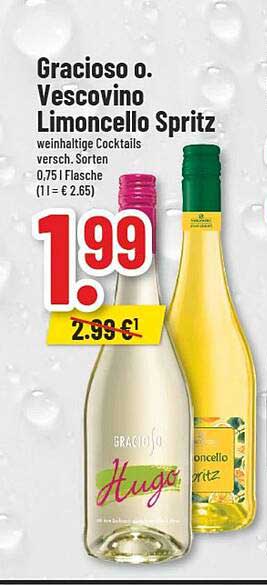 Gracioso o. Vescovino Limoncello Spritz 0,75l