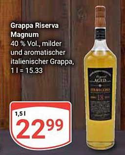 Grappa Riserva Magnum