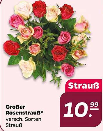 Großer Rosenstrauß* - verschiedenste Sorten