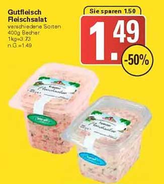 Gutefleisch Fleischsalat 400g Becher - Verschiedene Sorten