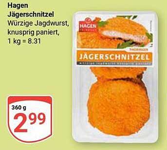 Hagen Jägerschnitzel - Würzige Jagdwurst, knusprig paniert
