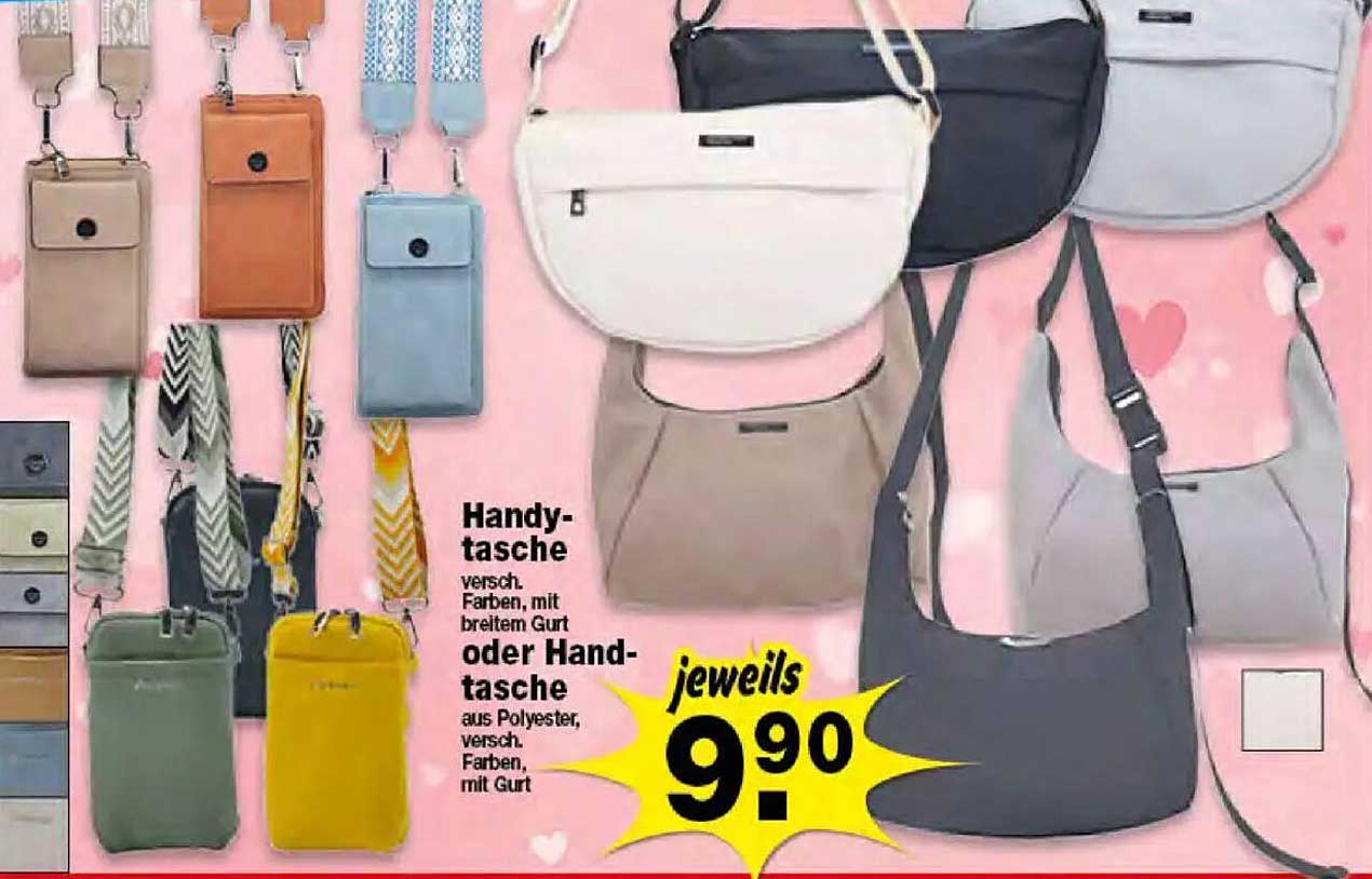 Handytasche in verschiedenen Farben und Ausführungen