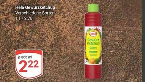 Hela Gewürzketchup - Verschiedene Sorten
