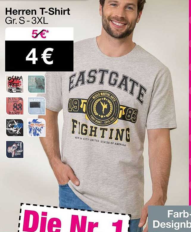 Herren T-Shirt Gr. S – 3XL