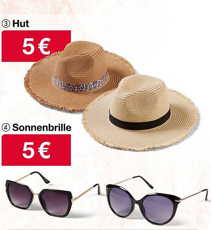 Hut und Sonnenbrille - Stilvolle Sommeraccessoires